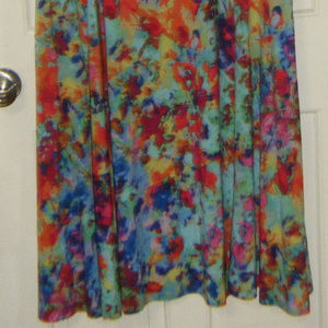 Nina Leonard Dresses - Mul;ti Colored Short Sleeve Dress 3X Nina Leonard Dresses - Mul;ti Colored Short Sleeve Dress 3X